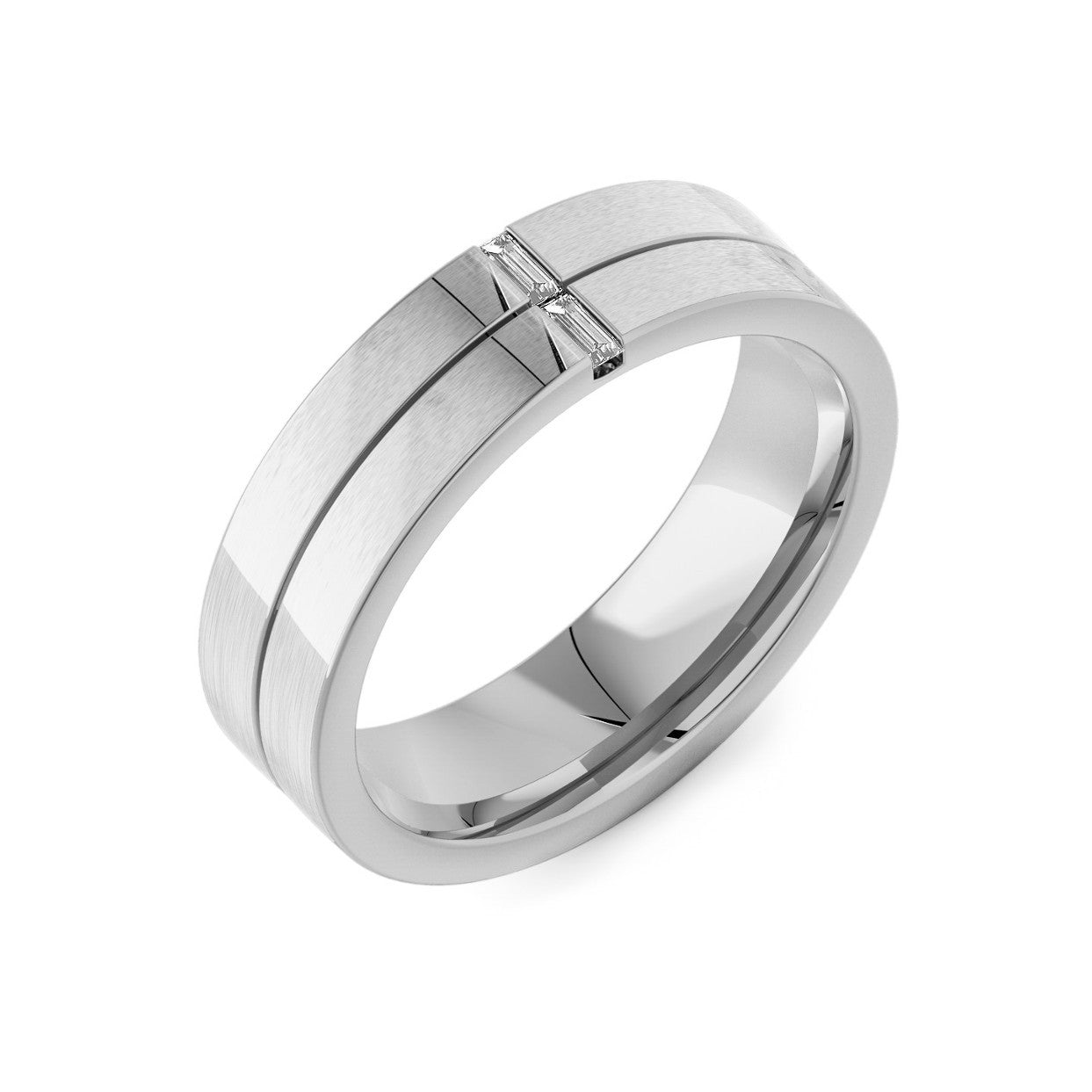 The Charles Tiffany Setting Men's Engagement Ring in Platinum with a Diamond  | Tiffany & Co.